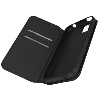 Futrola za Wiko Y52, preklopna, novčanik, funkcija video stalka, crna