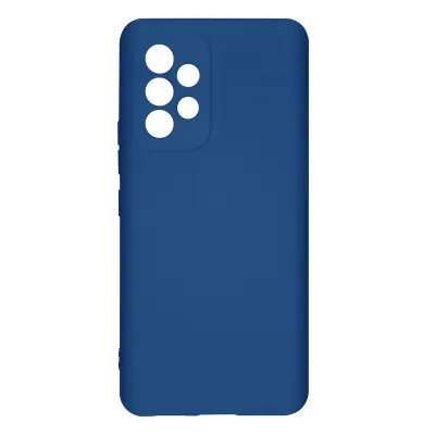Navlaka Samsung Galaxy A53 5G Silikon Polu-kruta Završetak Soft-touch Tanka Plava
