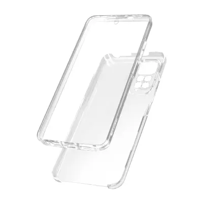 Potpuna maska Galaxy A03 Core Kruta leđa i Meka prednja Prozirna
