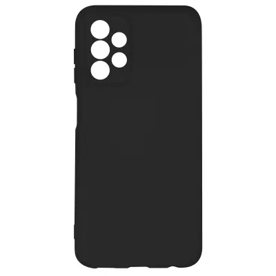 Navlaka Samsung Galaxy A13 4G Polu-kruta Soft-touch Tanka crna