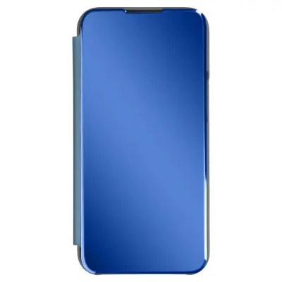 Clear View torbica iPhone 13 Pro Max s preklopom ogledalo stalak plava