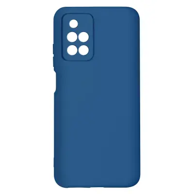 Maska za Redmi 10 i 10 2022 polutvrda Soft-touch tanka plava