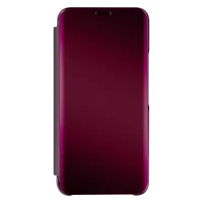 Clear View torbica Samsung Galaxy S22 s preklopom ogledalo stalak plavo-ljubičasta