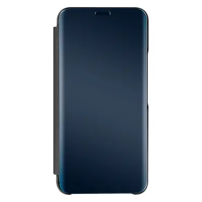 Clear View torbica Samsung Galaxy S22 s preklopom ogledalo stalak crna