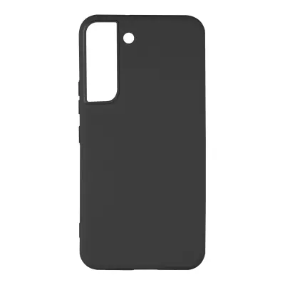 Navlaka Samsung Galaxy S22 Silikon Polu-kruta Završetak Soft-touch Tanka Crna