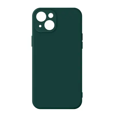 Maska iPhone 13 Mini Polutvrdi silikon Soft Touch Zelena