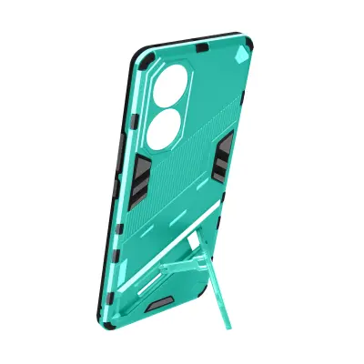 Kruta dvo-materijalna maska Huawei Nova 9 i Honor 50 Bibercas - tirkizna