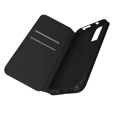 Maska Xiaomi Redmi Note 11 i 11s Novčanik s funkcijom video stalka crna