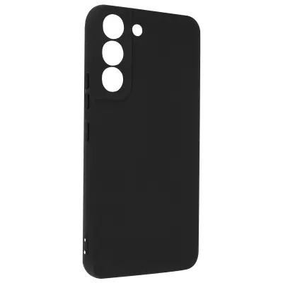 Navlaka Samsung Galaxy S22 Silikon Fleksibilan Završetak Mat Bez Tragova Crna