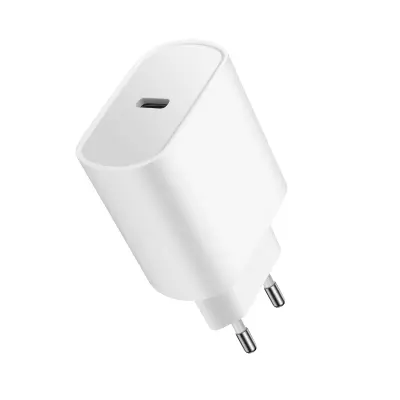 Zidni punjač USB-C Power Delivery 20W Brzo i sigurno punjenje Bijeli