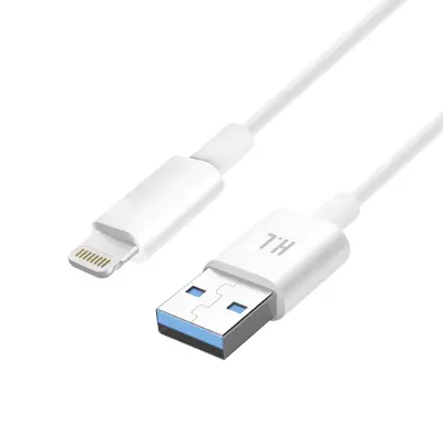 Lightning kabel za punjenje i prijenos podataka 1A duljina 1.5m bijeli