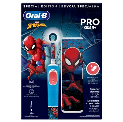 Četkica za zube OralB PRO Kids 3+ SPIDERMAN+putna torb.