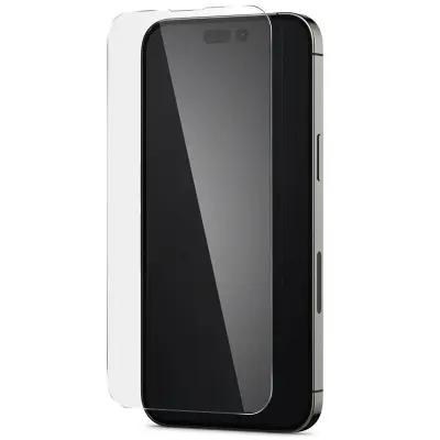 Kaljeno Staklo iPhone 14 Pro Max Tvrdoća 9H Rubovi Skošeni 2.5D Spigen Transparentno