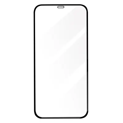 Kaljeno Staklo za iPhone 12 Pro Max Rubovi Skošeni 5D Potpuno Prianjanje Crno