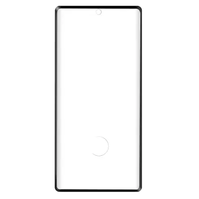 Kaljeno Staklo Google Pixel 7 Pro Otporno Tvrdoća 9H Bez Tragova Obrub Crni