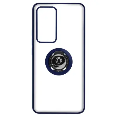 Maska za Xiaomi 12T i 12T Pro prsten kompatibilan s magnetskim stalkom plava