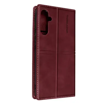 Futrola za Samsung Galaxy A34, novčanik, magnetski preklopni stalak, bordo