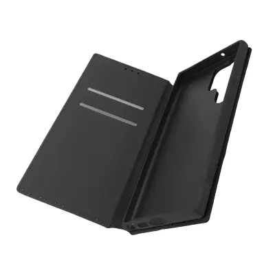 Futrola za Samsung Galaxy S23 Ultra, preklopna, za kartice, stalak za video, crna