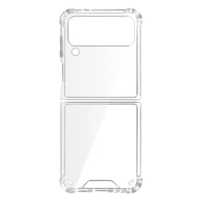 Maska za Samsung Galaxy Z Flip 4 meki silikon ojačana tanka prozirna
