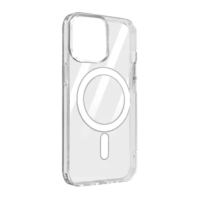 MagSafe maska za iPhone 14 Pro Max magnetski krug kruta prozirna