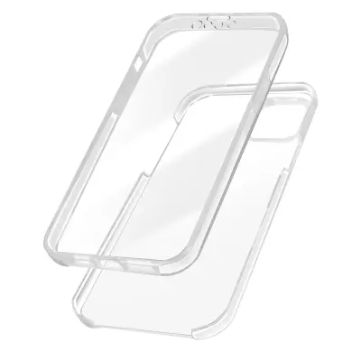 Maska za iPhone 14 potpuna kruta leđa i meka prednja prozirna
