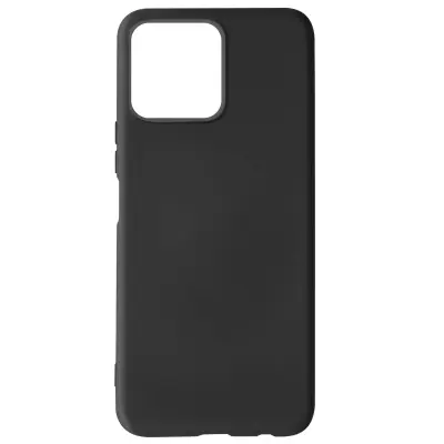 Maska Honor X8 Polutvrdi silikon Soft-touch Tanka Crna