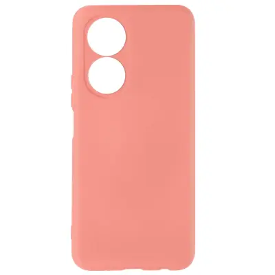 Maska Honor X7 Polutvrdi silikon Soft-touch Tanka Svijetloružičasta