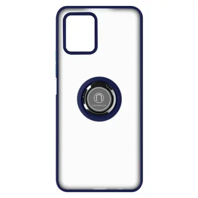 Navlaka Vivo Y01 Bi-materijal Metalni Prsten Video Postolje plava