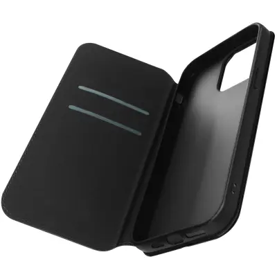 Folio futrola iPhone 14 Pro Max preklop držač kartica funkcija video stalka crna