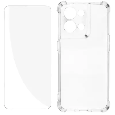 Paket zaštite Oppo Reno 8 5G Pojačana maska + Prozirno zaštitno staklo