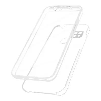 Maska za Xiaomi Redmi 10A integralna kruta leđa i meka prednja prozirna