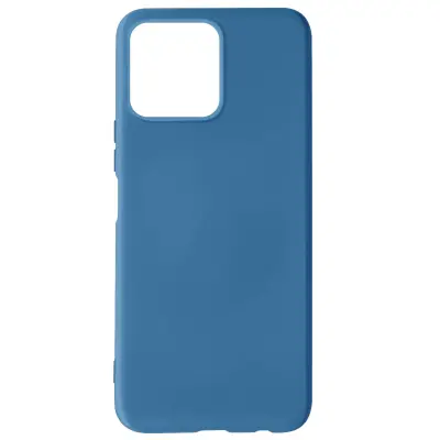 Maska Honor X8 Polutvrdi silikon Soft-touch Tanka Plava