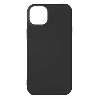 Maska iPhone 14 polutvrda Soft-touch tanka crna