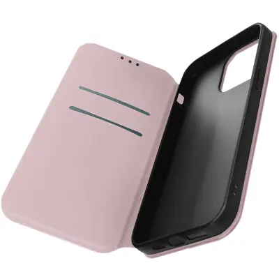 Folio futrola iPhone 14 Pro preklop držač kartica video stalak šampanjac ružičasta