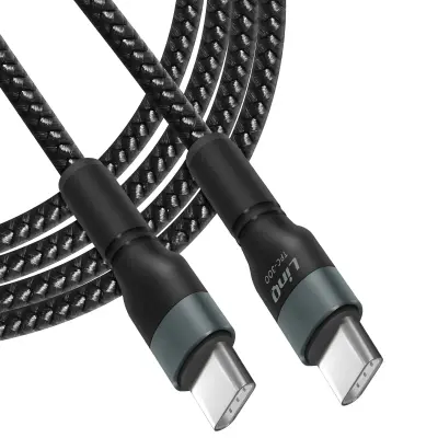 USB-C na USB-C Power Delivery 60W brzo punjenje duljina 3m LinQ crni