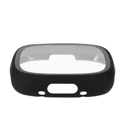 Crna maska s kaljenim staklom za FitBit Versa 4 i FitBit Sense 2