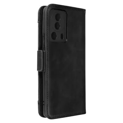 Folio torbica za Xiaomi 13 Lite odvojivi držač kartica magnetska trakica crna