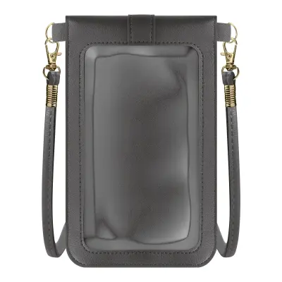 Torba Messenger za Smartphone Taktilni Prozor s Remenom 1.40m siva