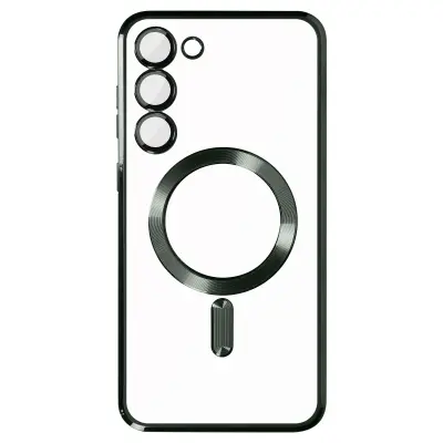 MagSafe maska za Samsung S23 silikon zaštita kamere prozirna / zelena