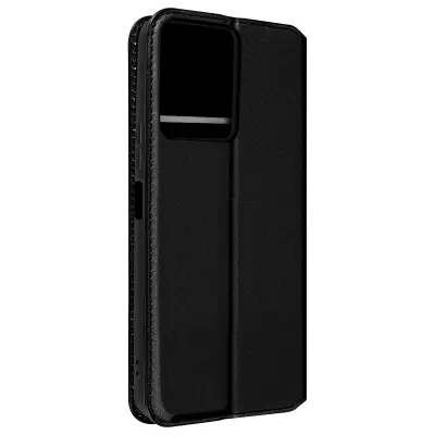 Futrola za Vivo Y22s i Y35, magnetski preklop, držač kartica, stalak za video, crna
