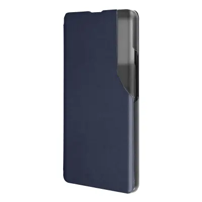 Folio torbica za Xiaomi 13 prozor za prikaz vremena stalak tamnoplava