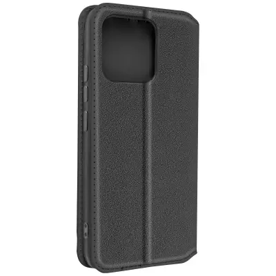 Futrola za Xiaomi 13, magnetski preklop, držač kartica, stalak za video, crna