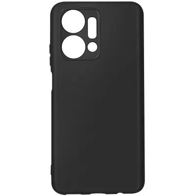 Maska za Honor X7a silikonski gel fleksibilna tanka crna