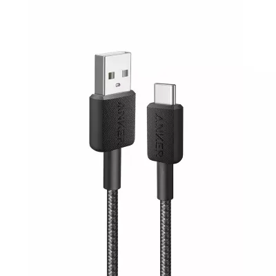 Kabel Anker 322 USB-A TO USB-C 1.8 m crni