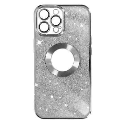 Maska za iPhone 13 Pro Max odvojive šljokice serija Protecam Spark srebrna