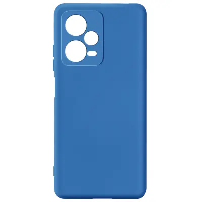 Maska za Xiaomi Redmi Note 12 Pro polutvrda Soft-touch tanka Fast Cover plava