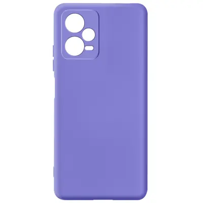Maska za Xiaomi Redmi Note 12 5G polutvrda Soft-touch Fast Cover ljubičasta