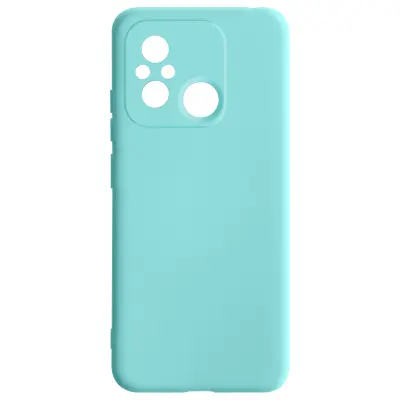 Maska za Xiaomi Redmi 12C polutvrda Soft-touch Fast Cover tirkizna