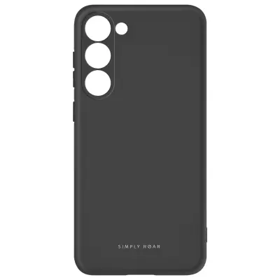 Maska za Samsung S23 silikon mat meka na dodir Roar Space crna