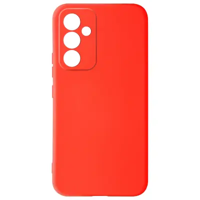 Maska za Samsung Galaxy A34 5G polutvrda Soft-touch tanka Fast Cover crvena